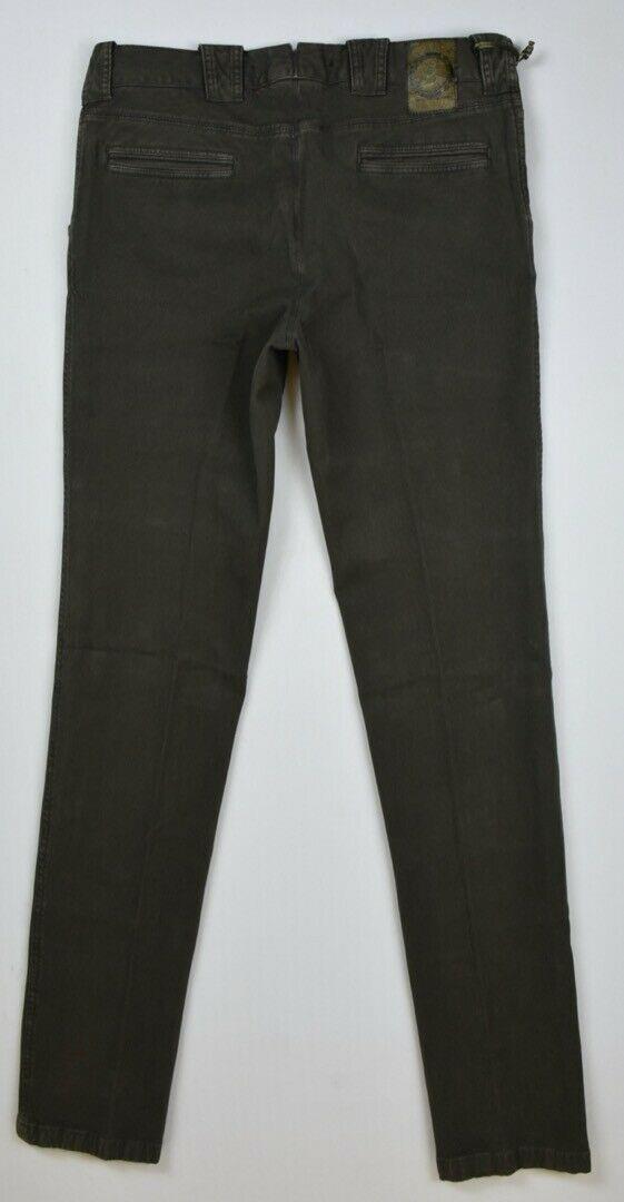 Barba Napoli Men's Dark Brown Fancy Woven Pants Size 31/46 New $325 SKU 15/7