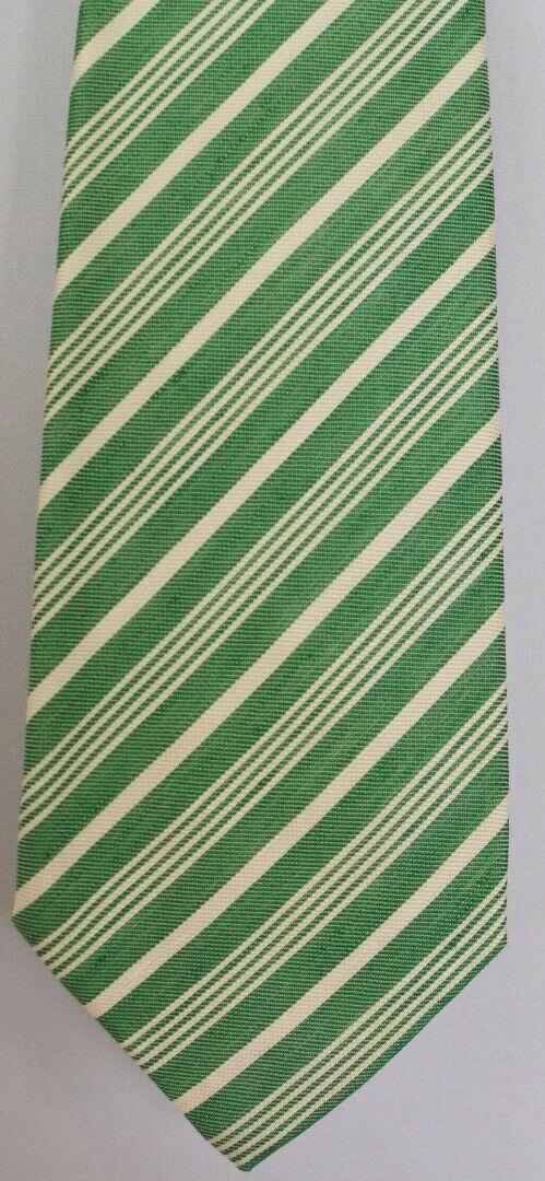 Kiton Napoli Mens 7 Fold Handmade Linen Tie NEW 59" X 3.5" SKU B33/1 $295