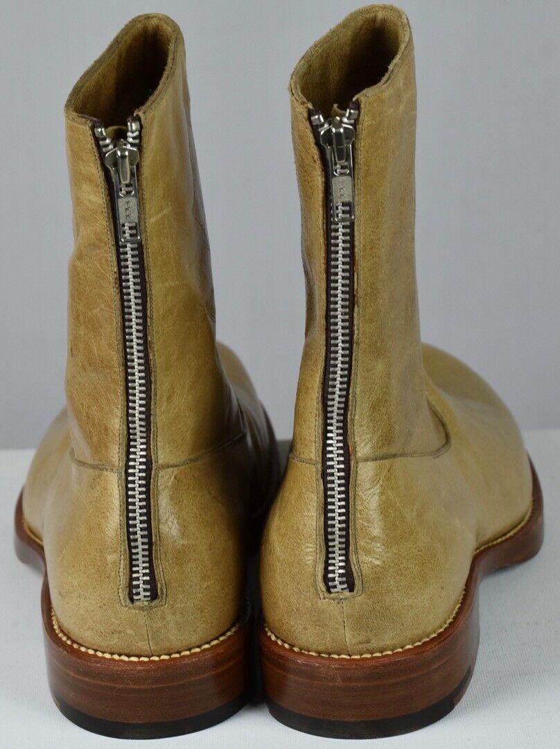 Paolo Lattanzi Son Of Silvano Mens Leather Boot Boots Size 10 US 43 EU New $5500