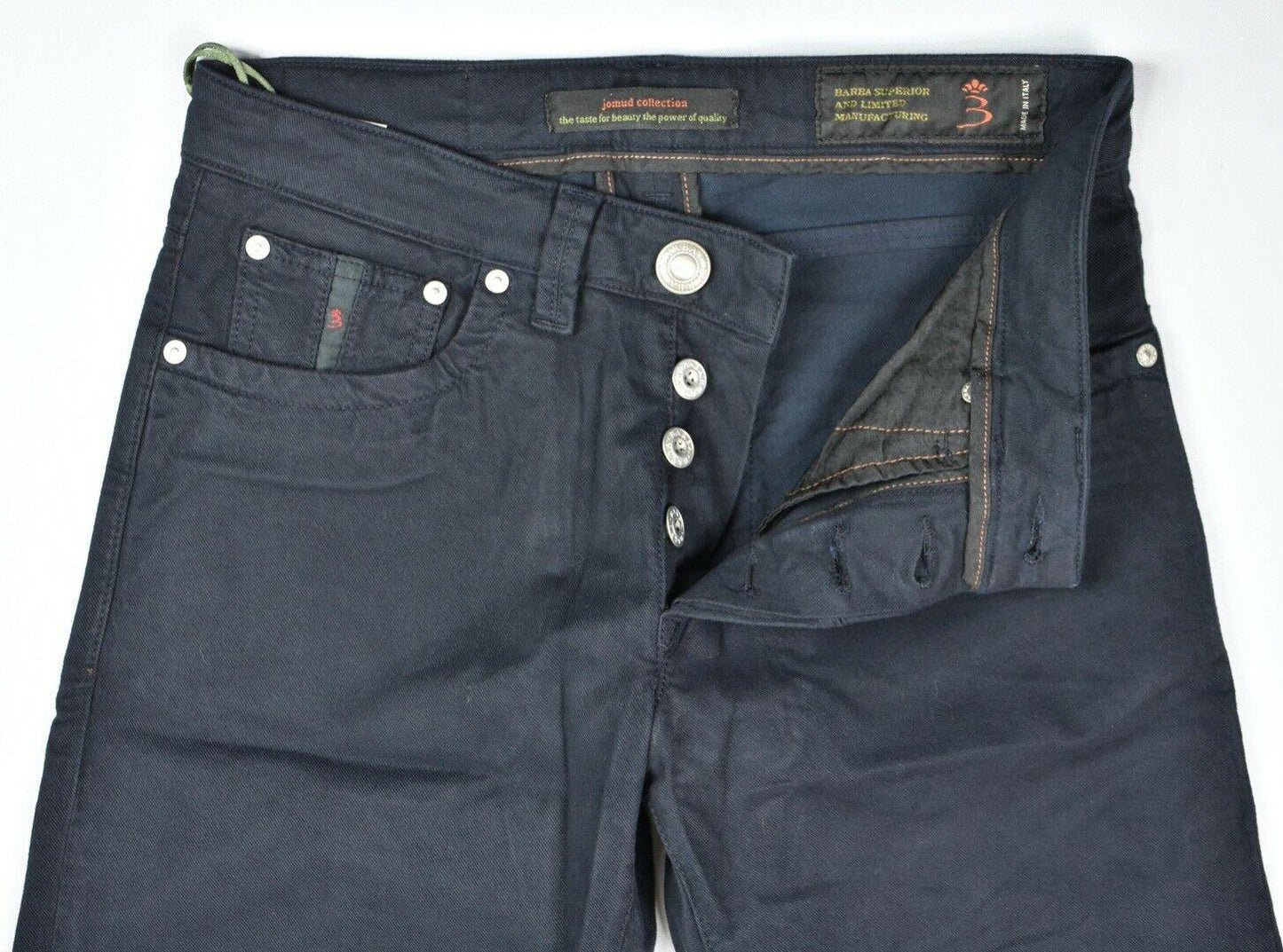 Barba Napoli Men's Limited Edition Black Pants Size 31/46 New $325 SKU 17/9