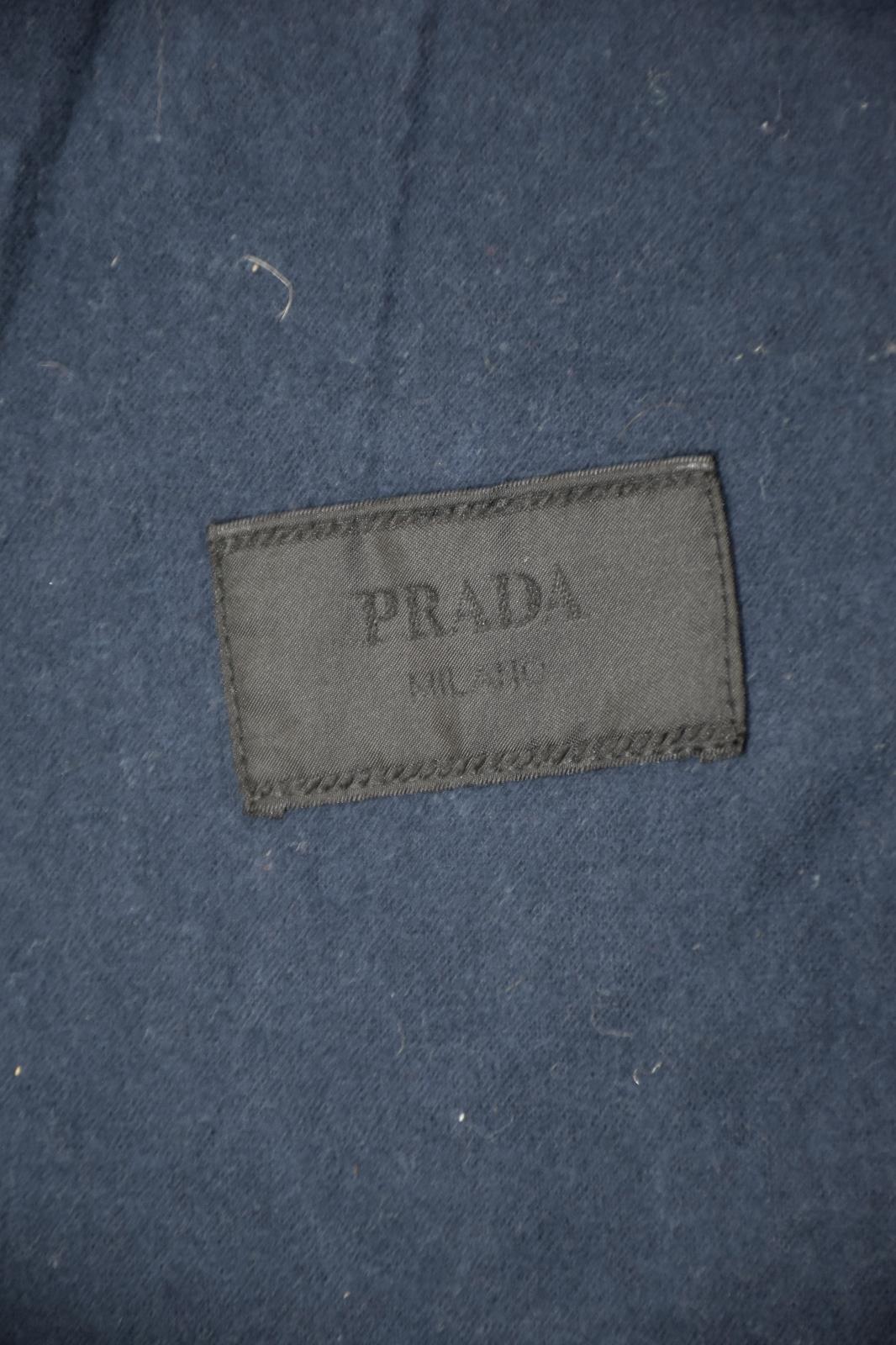 Prada Damaged Vintage Dust Bag Drawstring 15" X 8.5"  BLM5