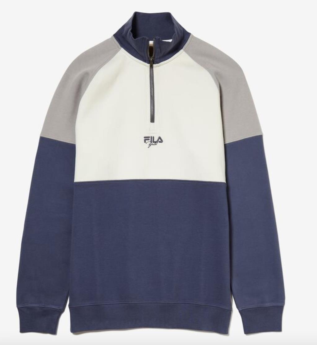 FILA FJELD Astrid Andersen Men Sebastian 1/2 Zip Sweater Size M NEW $297 BLM6-7