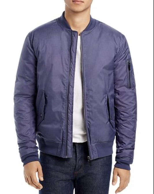 FILA Men's FJELD Lau Regular Fit Puffer Bomber Jacket Size M NEW $462