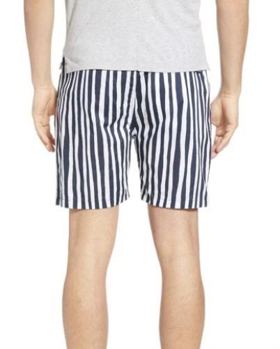 Wesc Men's Hampus Uneven Stripe Shorts Size S NEW $128 BLM8-1