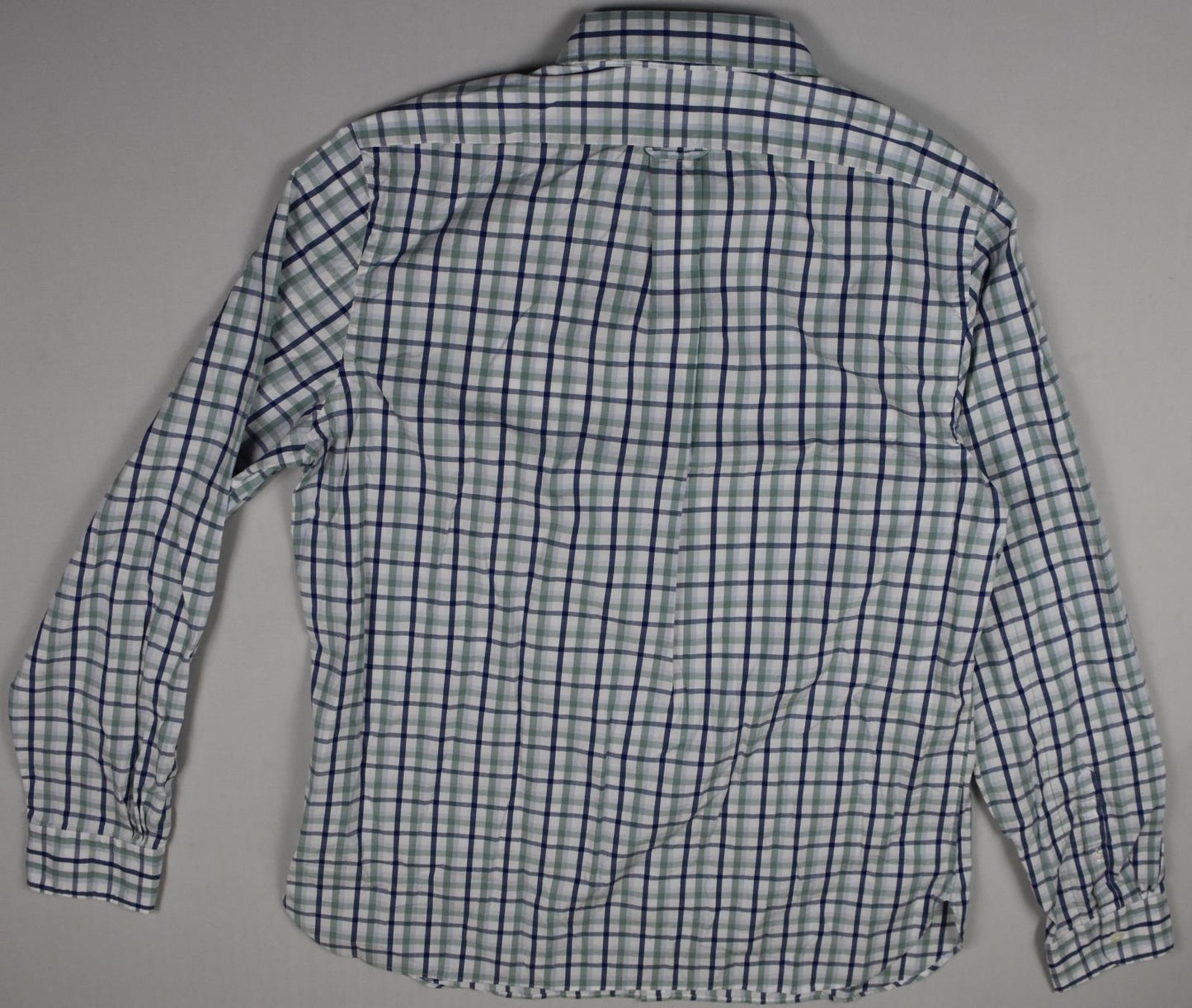 The Men's Store Men Green Multi Plaid Shirt XL New $98 BM9-3