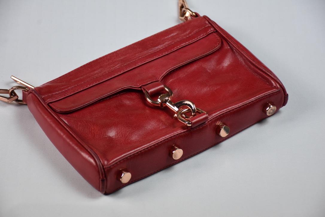 Rebecca Minkoff Red M.A.C. Crossbody Bag Pre-Owned $298 DBIN6