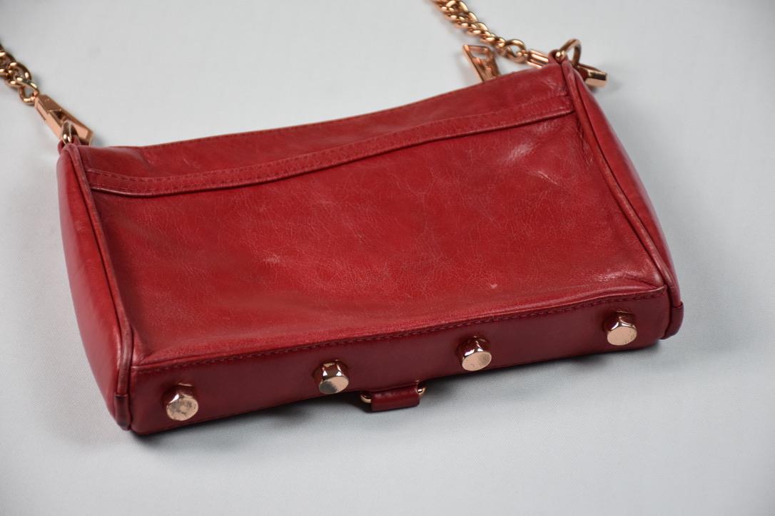 Rebecca Minkoff Red M.A.C. Crossbody Bag Pre-Owned $298 DBIN6