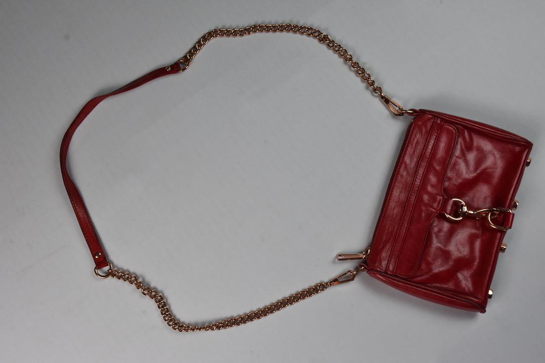 Rebecca Minkoff Red M.A.C. Crossbody Bag Pre-Owned $298 DBIN6