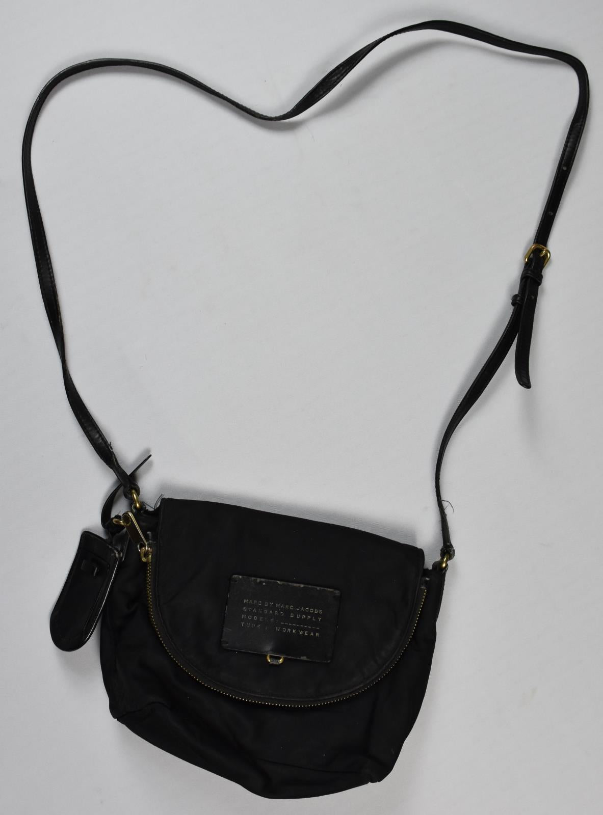 Marc Jacobs Preppy Nylon Natasha Purse Bag Black CHECK ALL PICS