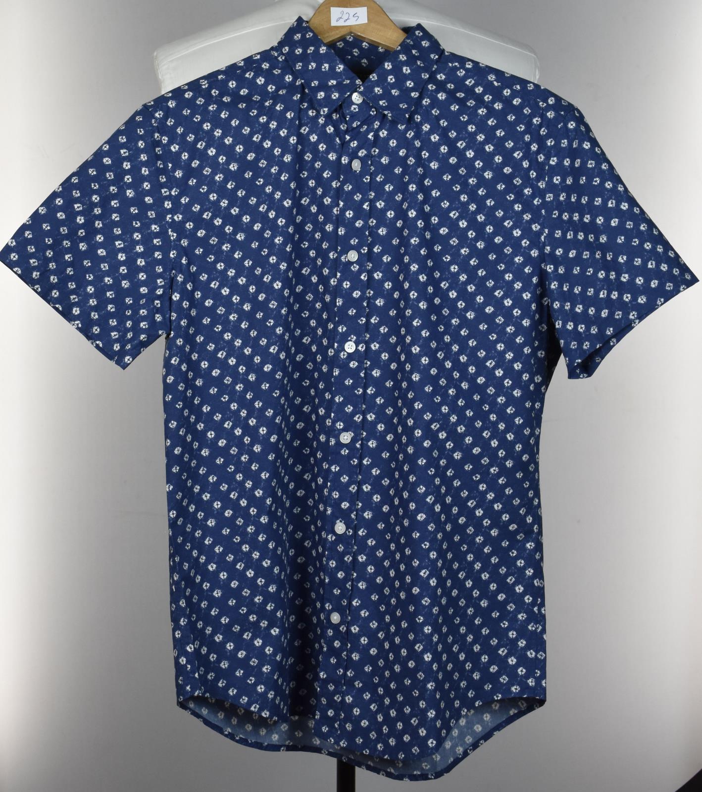 THE MEN STORE AT BLOOMINGDALES  ABSTRACT PRINT CLASSIC FIT SHIRT S NEW 88 BLM8-2