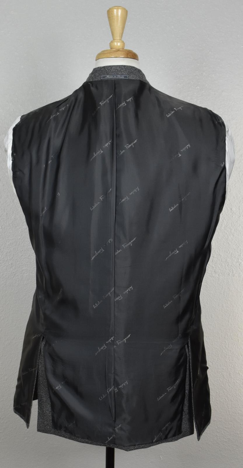 Salvatore Ferragamo Mens Blazer Wool Cashmere Silk Sport Coat Jacket 46 New