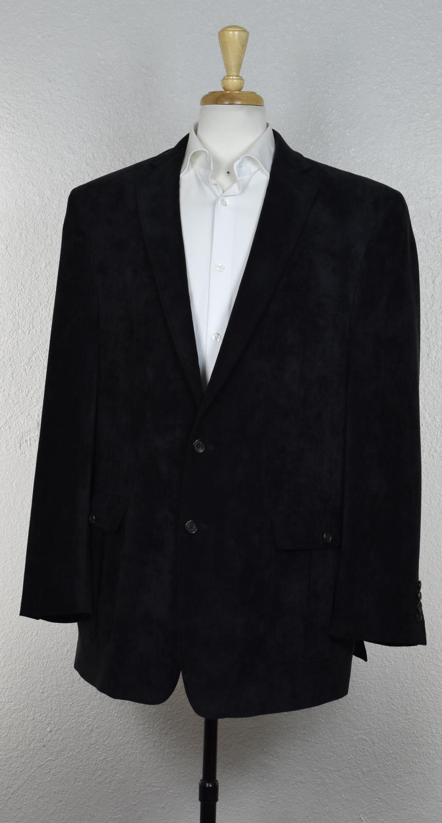 RALPH LAUREN LAUREN Mens Black Coat Jacket Sile 46 L New