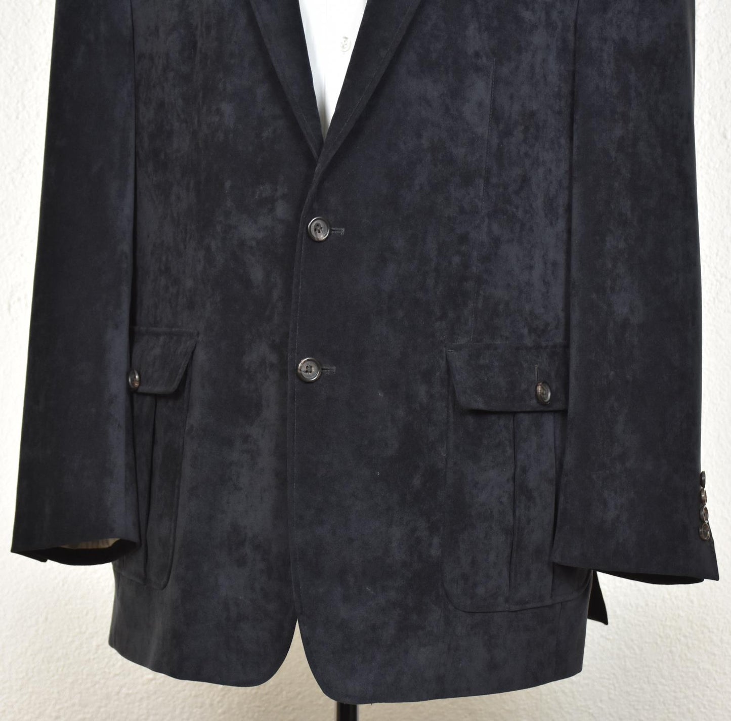 RALPH LAUREN LAUREN Mens Black Coat Jacket Sile 46 L New