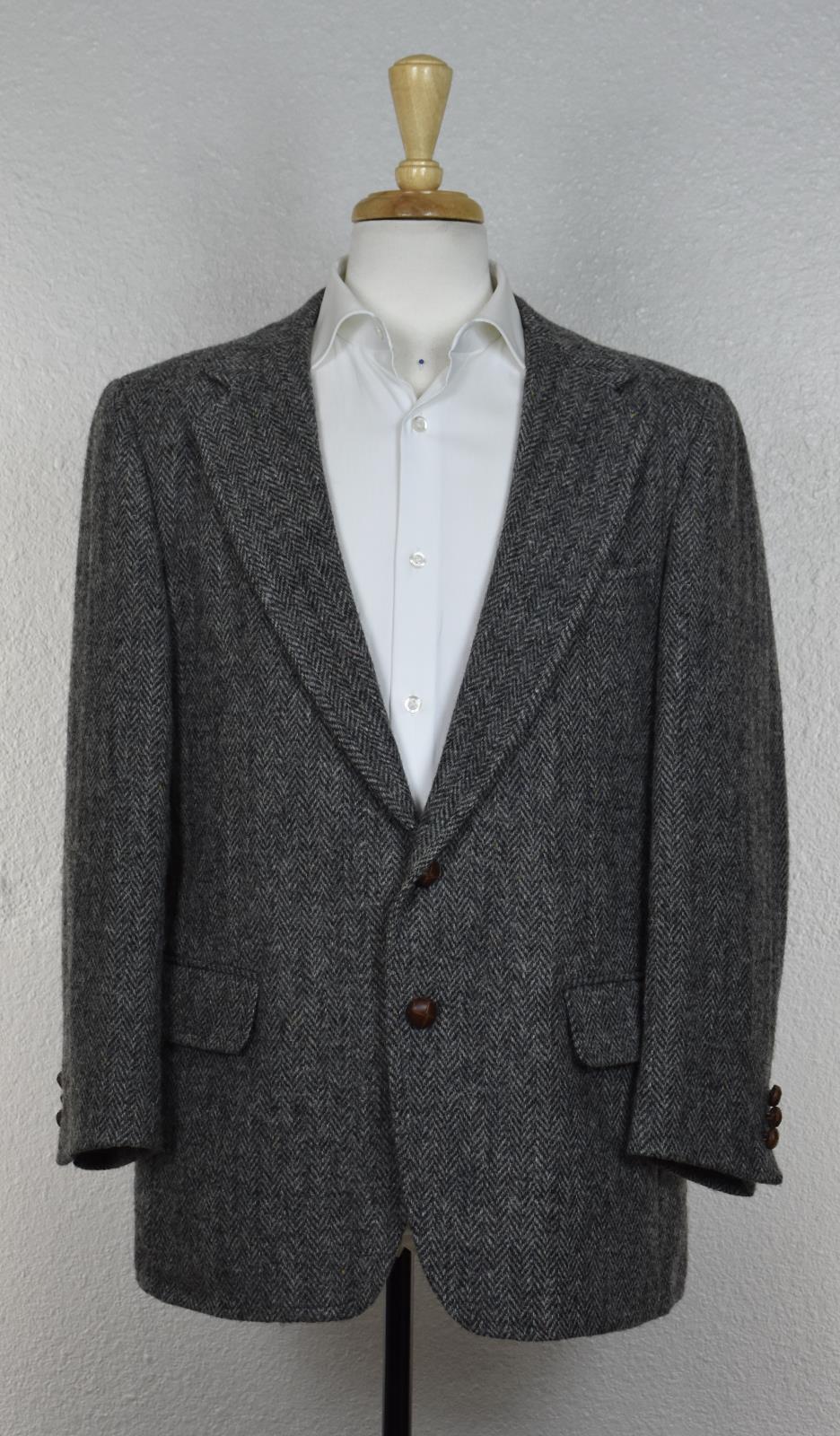 Patrick James = HARRIS TWEED Men Handwoven Scottish Wool Sport Coat Jacket 42 S