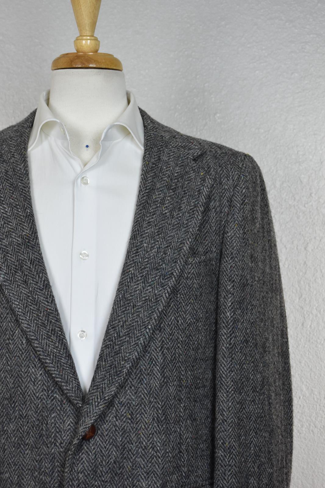 Patrick James = HARRIS TWEED Men Handwoven Scottish Wool Sport Coat Jacket 42 S