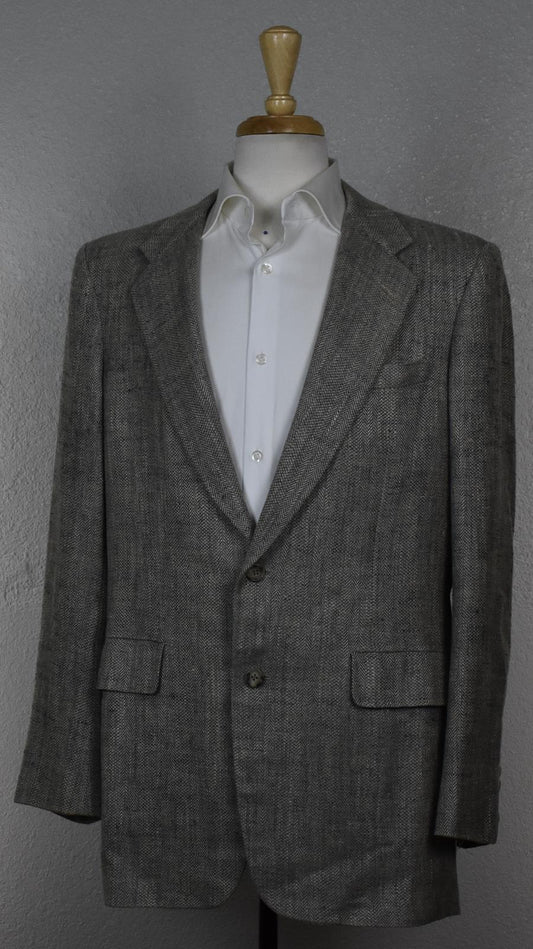 Hickey Freeman Boardroom Collection Men's Silk Wool Linen Jacket Sport Coat 42