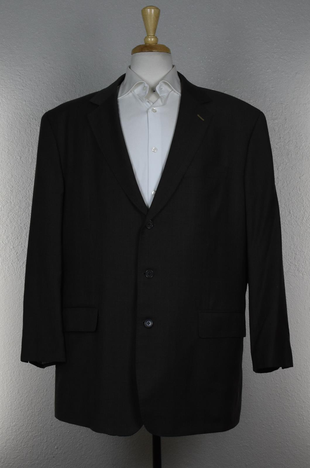 Bespoke Men's super 120's Australian Merino Wool Exclusive Custom Suit 52 R New