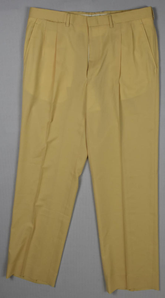 d'Avenza For Harrods London Men's Yellow Pants Size 34 Mint