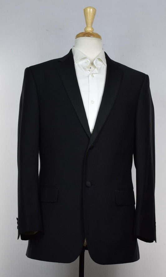 Stitched XXXX Las Vegas Mens Wool Smoking Tux Tuxedo Jacket Blazer 38 R USED 1's