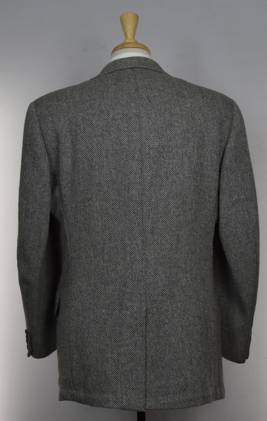 Oxxford Clothing Lake Forest Mens Thick Woven Tweed Wool Sport Coat Jacket 43 R