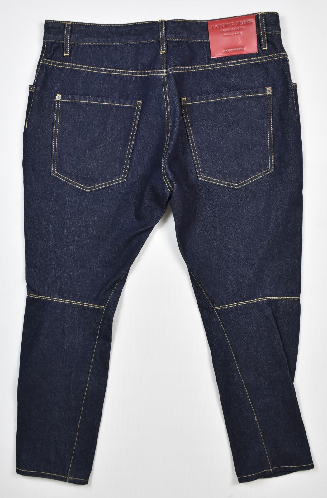 DSQUARED2 Caten Men's Tapered Slim Jeans Size 52 - 36 New Imperfect