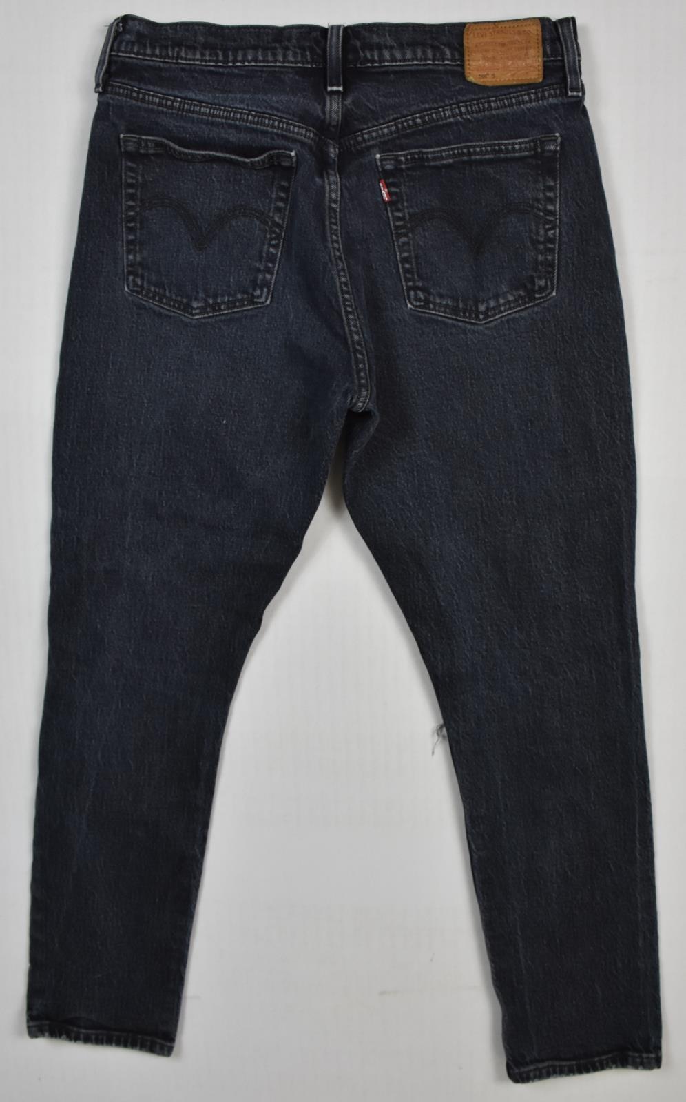 LEVI'S Big E denim reproduction 501 Mens Slim Skinny Button Fly Jeans 29 Mint