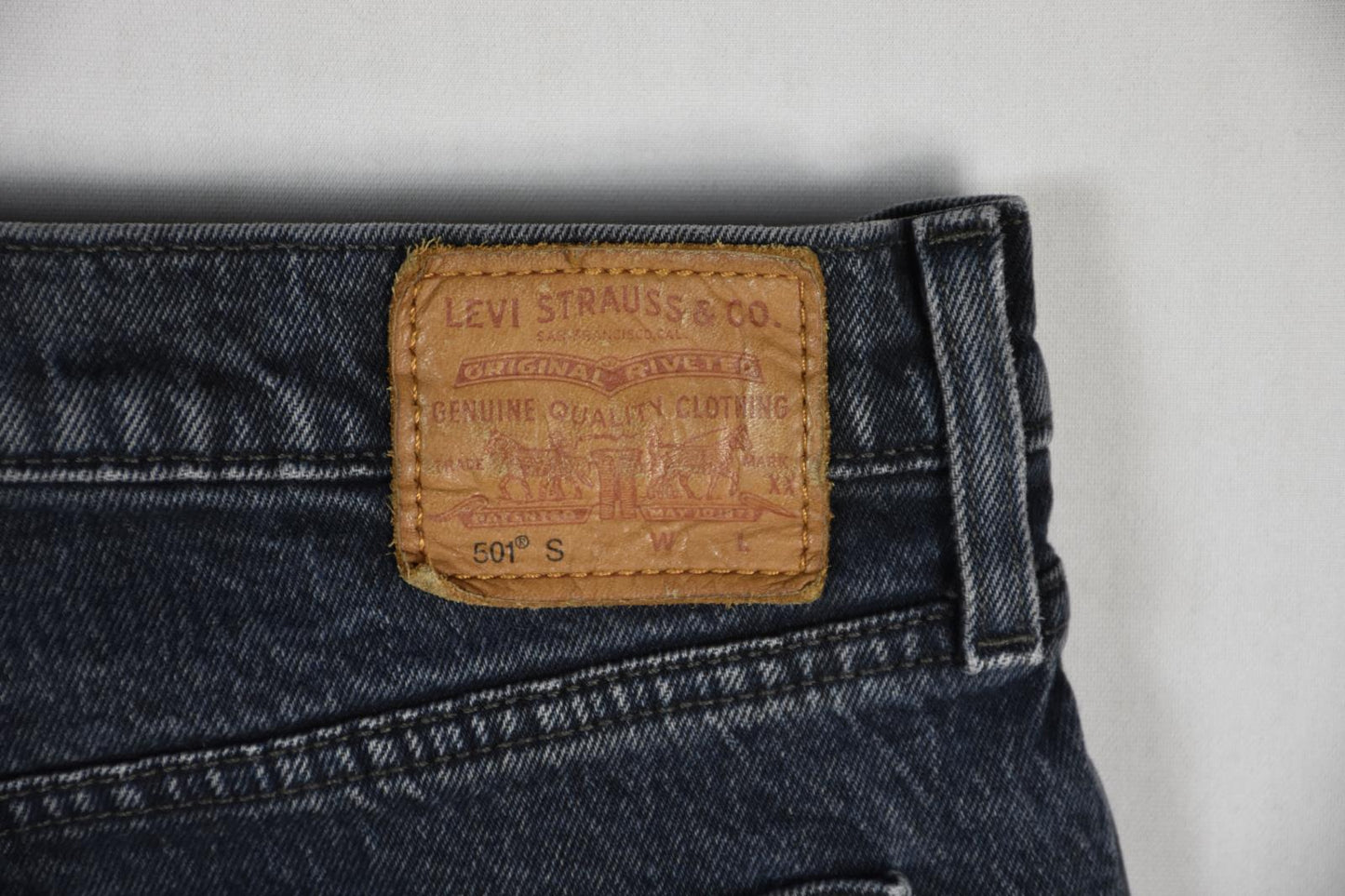 LEVI'S Big E denim reproduction 501 Mens Slim Skinny Button Fly Jeans 29 Mint