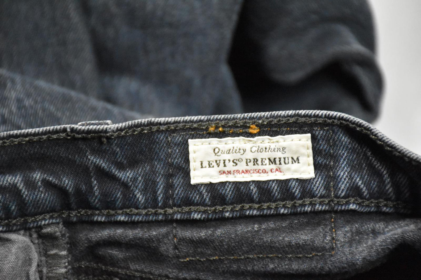 LEVI'S Big E denim reproduction 501 Mens Slim Skinny Button Fly Jeans 29 Mint