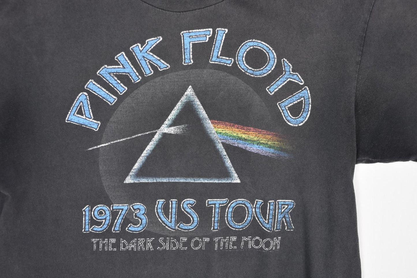 VTG 1973 Pink Floyd Dark Side of the Moon North American Tour Shirt M AlStyleTag