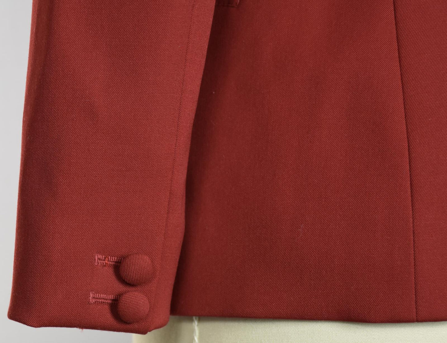 OSCAR DE LA RENTA Women's Suit Jacket Red Wool Blend Size 0   $2790   17FN520SWG