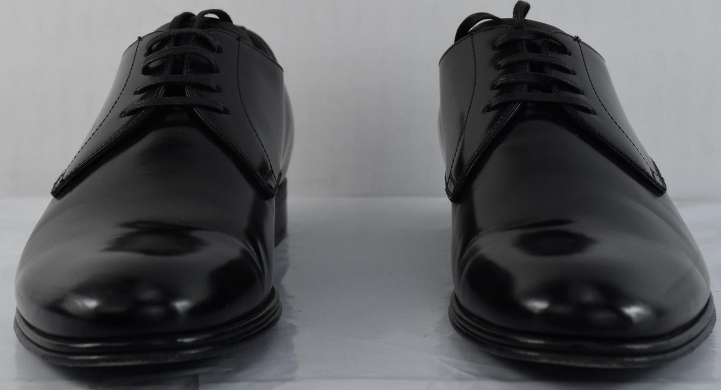 DOLCE & GABBANA Men's Shoes Derby Napoli Black Leather Formal 6.5 - 7.5 US $1400