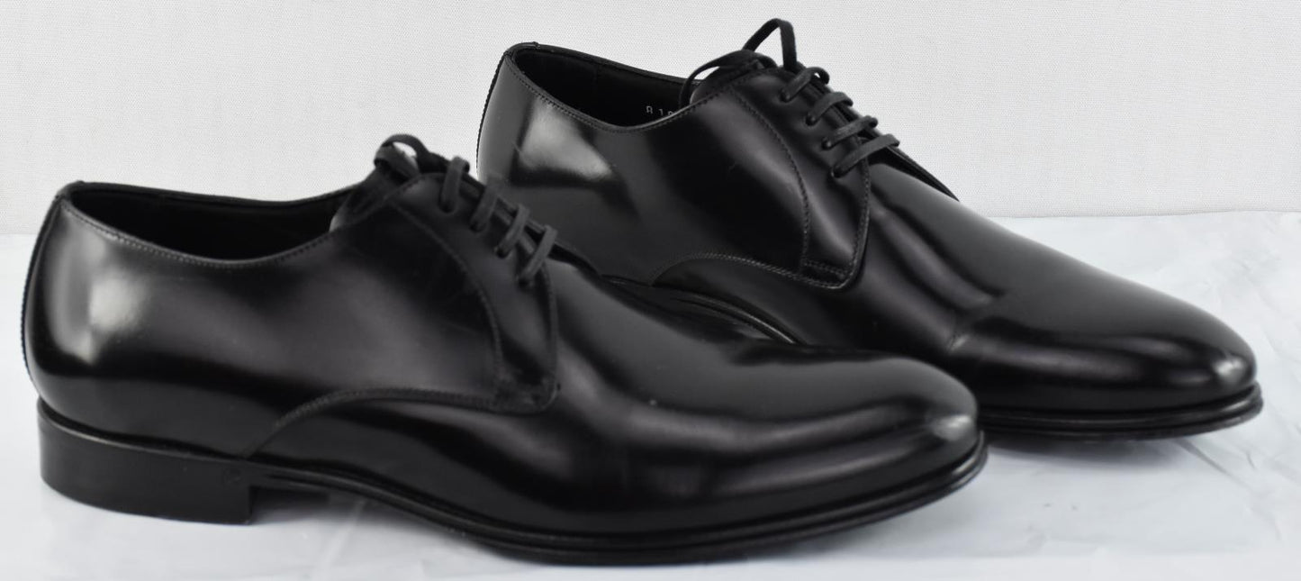 DOLCE & GABBANA Men's Shoes Derby Napoli Black Leather Formal 6.5 - 7.5 US $1400