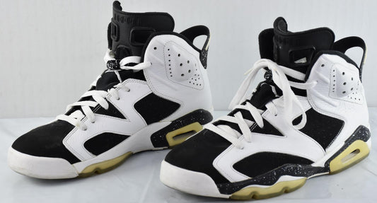 JORDAN RETRO VI 6 OREO WHITE BLACK CARMINE SIZE 9 MINT