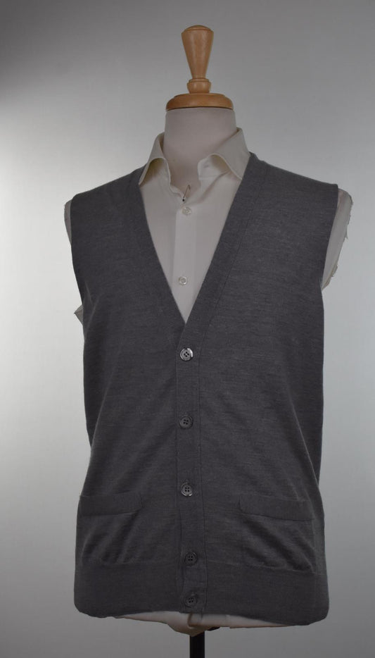 Yves Saint Laurent Men's Wool Slim Sweater Knit Vest Size XL