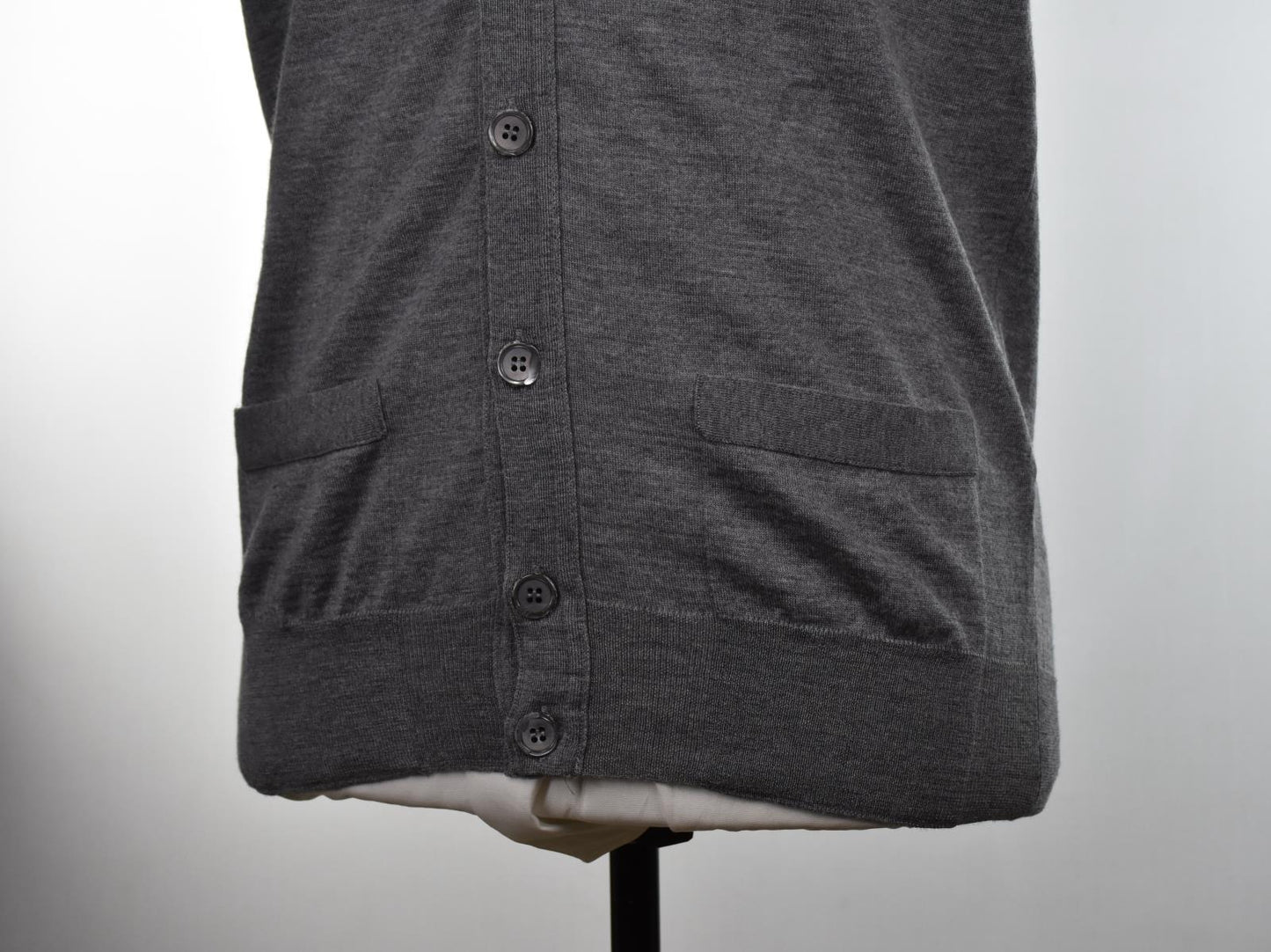 Yves Saint Laurent Men's Wool Slim Sweater Knit Vest Size XL