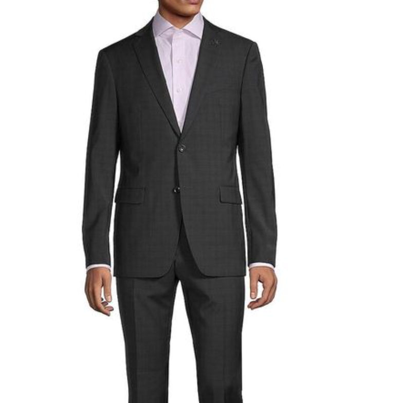 John Varvatos Star Bleecker-NN Plaid Suit Jacket Sport Coat 40R New $500