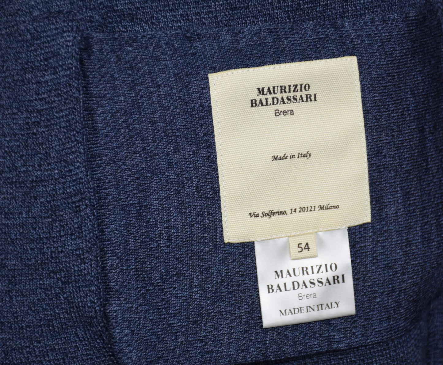 Maurizio Baldassari MARALUNGA Mens Heavy Wool Knit Sweater Jacket 44 US NEW $745