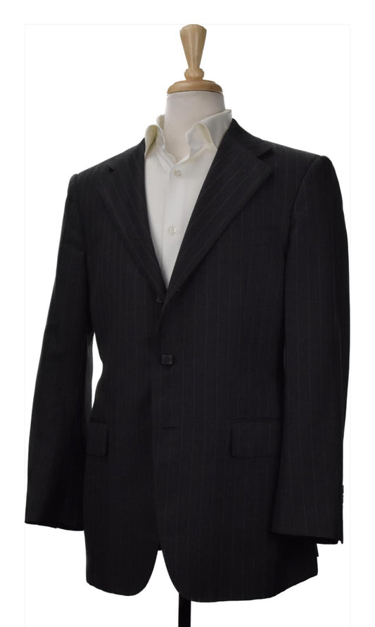Gucci Mens Gray Wool 3-BTN Suit Size 50 R  - 40 R Made By Zegna