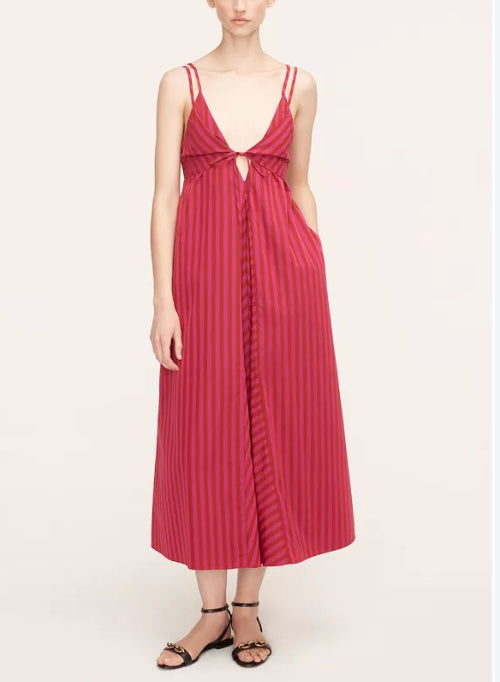 REBECCA TAYLOR Women's Hibiscus Marseille Stripe Dress Size 10 New $395