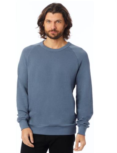 Alternative Champ Lightweight Eco-Washed French Terry Pullover 9575ZT Sz S New