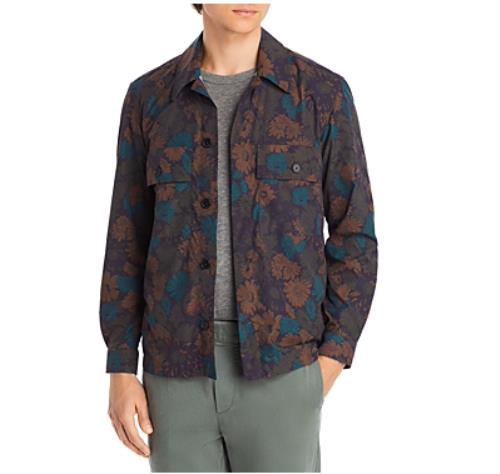 Paul Smith Floral Print Slim Fit Shirt Jacket Size XL NEW $550