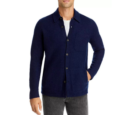 The Men's Store Merino Wool Overshirt Sweater Jacket Men's XXL NEW $298