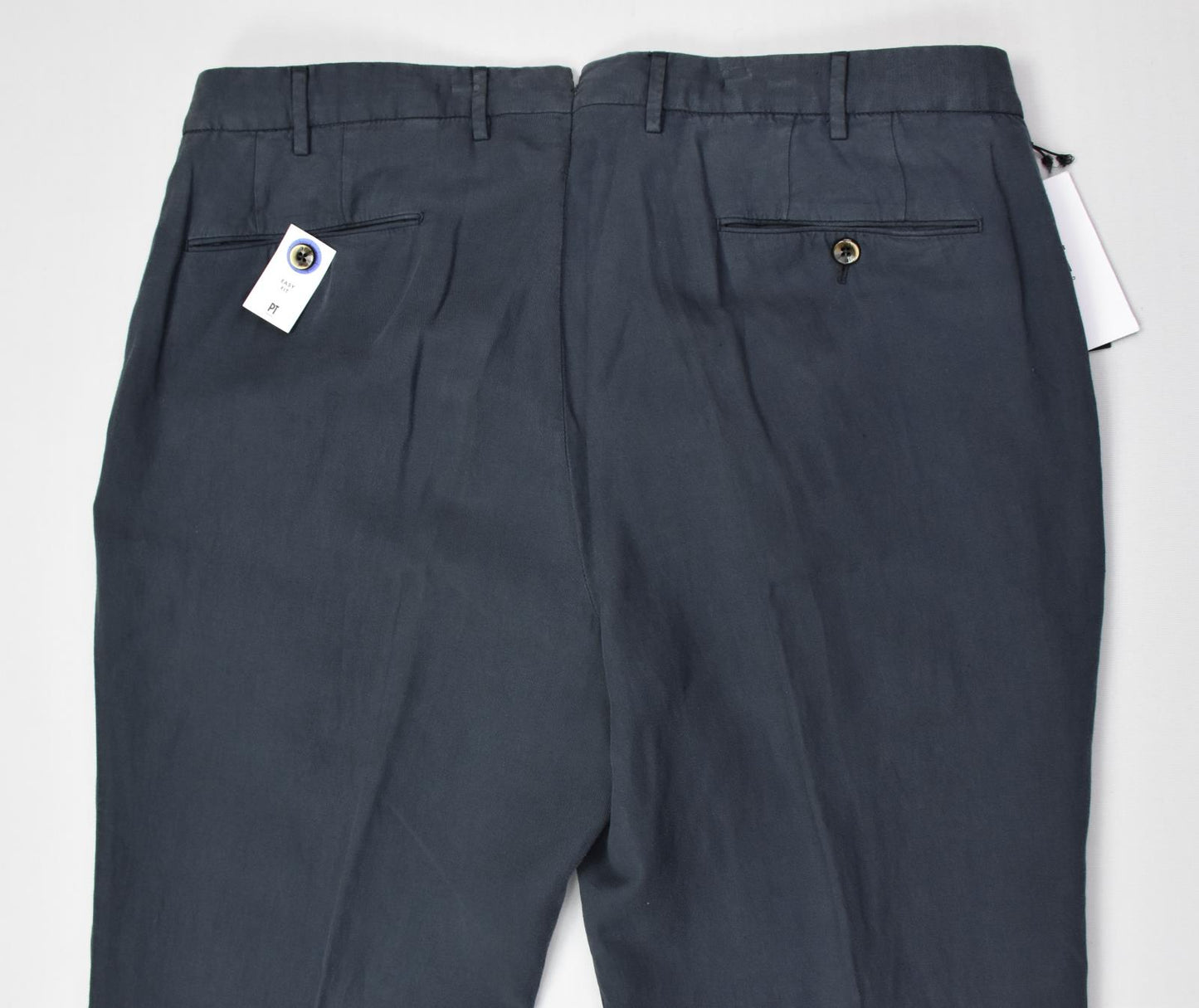 PT Torino Mens Navy Easy Fit Straight Leg Chino Pants Sz 50 EU - 34 US New $445