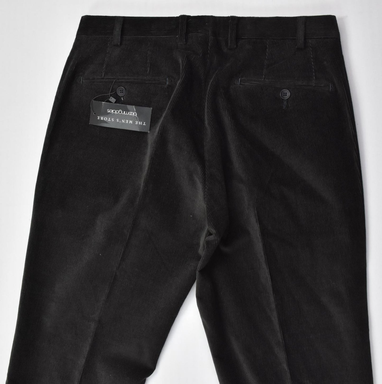 The Mens Store Bloomingdale's Men's Charcoal Stretch Corduroy Pants 40 New $178