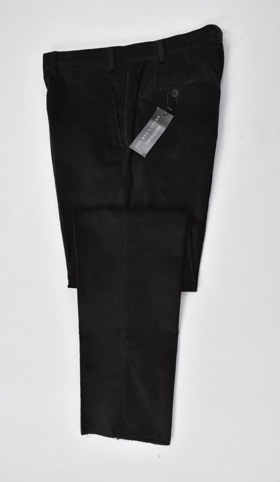 The Mens Store Bloomingdale's Men's DK Brown Stretch Corduroy Pants 32 New $178