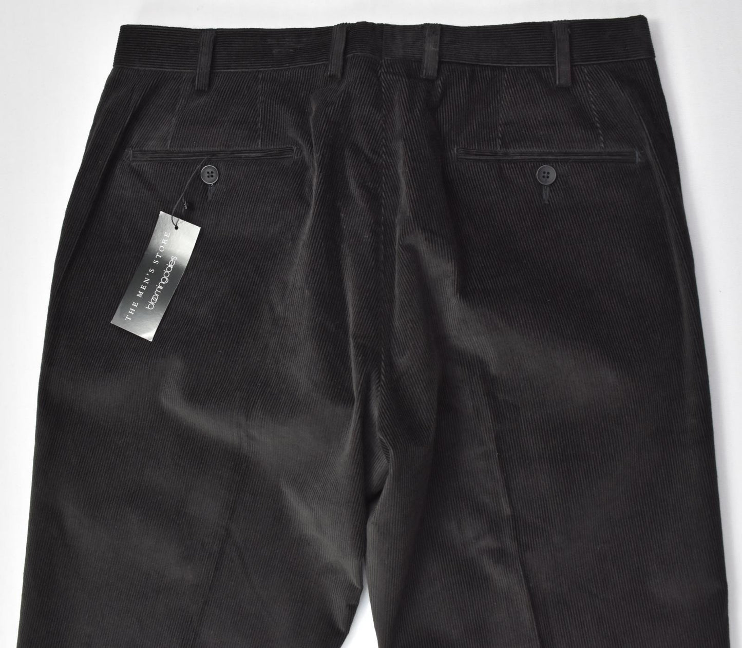 The Mens Store Bloomingdale's Men's DK Brown Stretch Corduroy Pants 32 New $178