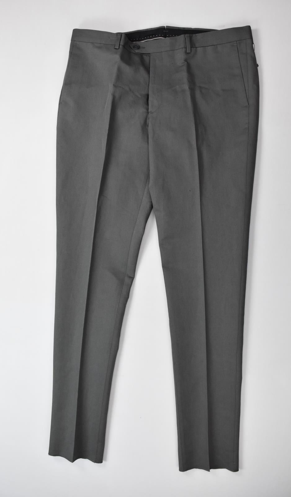 The Mens Store Bloomingdale's Men's Gray Cotton Linen Dress Pants 32 New $178