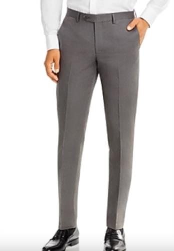 The Mens Store Bloomingdale's Men's Gray Cotton Linen Dress Pants 32 New $178