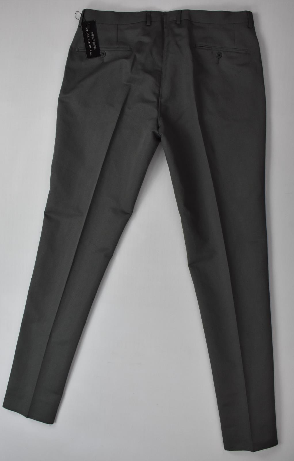 The Mens Store Gray Cotton Linen Pants 40 New $178