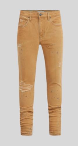 Hudson Men's Jeans Zack Stained Rust Skinny Jean Sz 33 New $195 DPQSRU2402-SRU